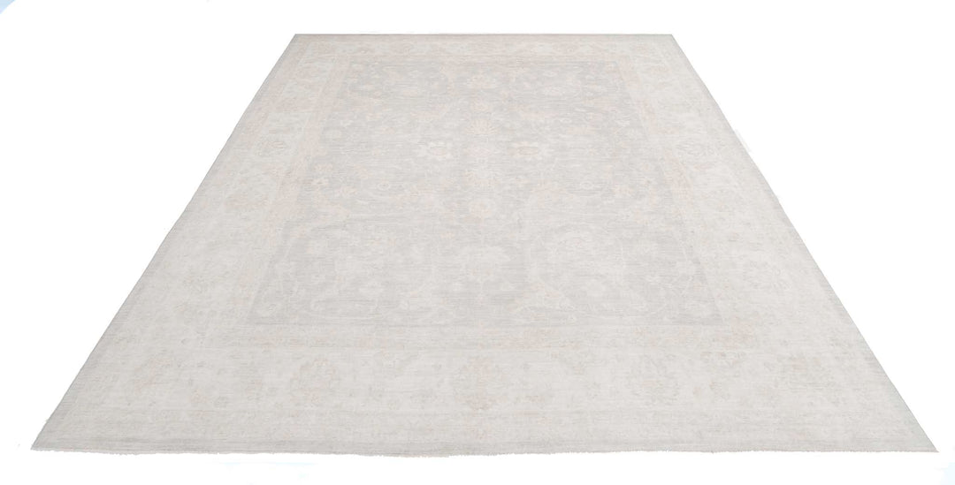 Hand Knotted Serenity Wool Rug 12' 1" x 14' 2" - No. AT58512