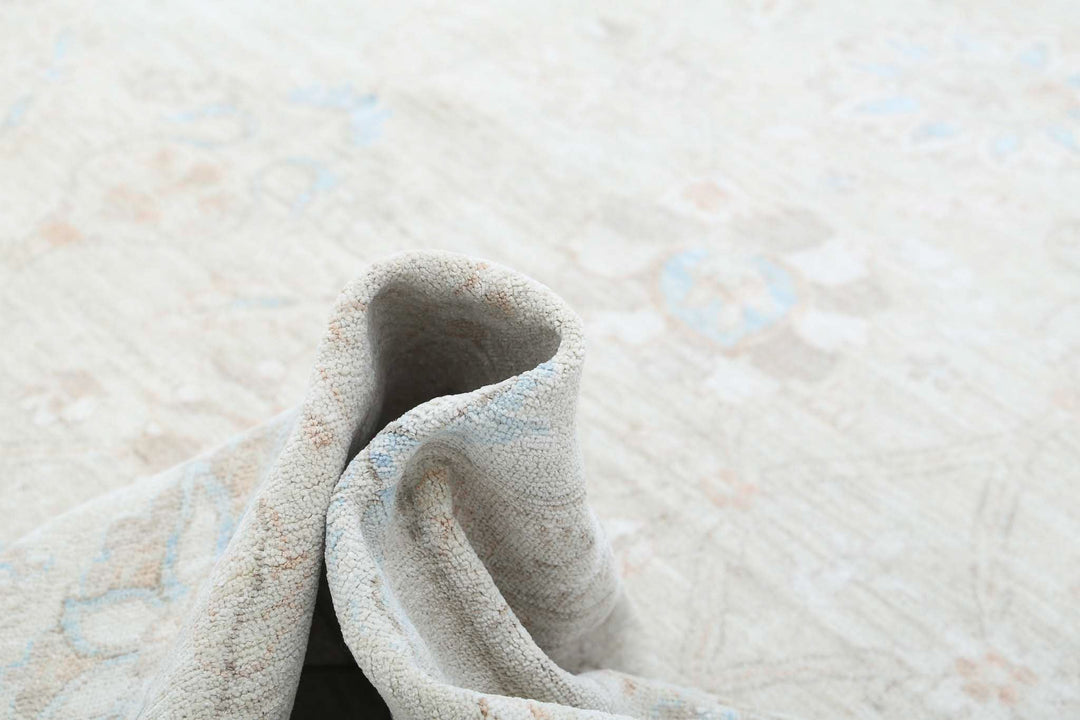 Hand Knotted Serenity Wool Rug 12' 1" x 14' 2" - No. AT58512