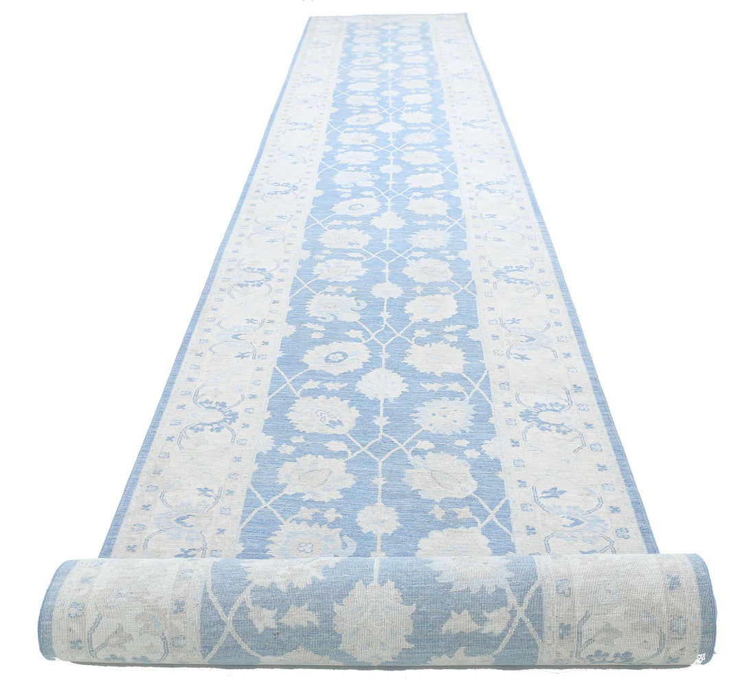 Hand Knotted Serenity Wool Rug 4' 1" x 35' 11" - No. AT69711