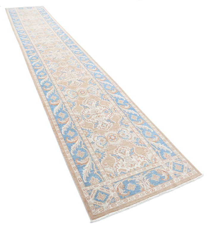 Hand Knotted Serenity Wool Rug 2' 11" x 17' 7" - No. AT71802