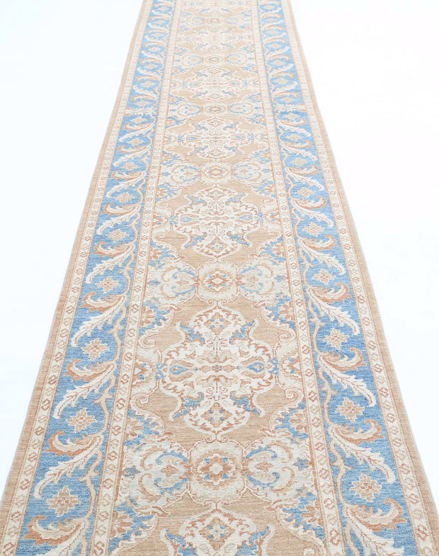 Hand Knotted Serenity Wool Rug 2' 11" x 17' 7" - No. AT71802