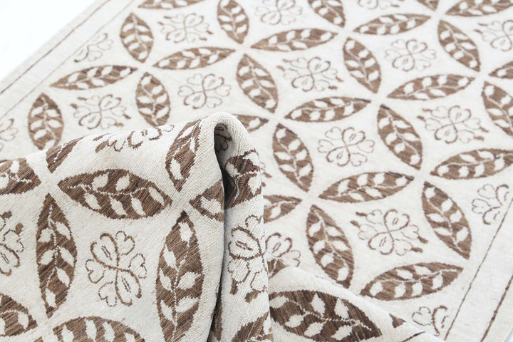 Hand Knotted Serenity Wool Rug 3' 9" x 16' 2" - No. AT54613