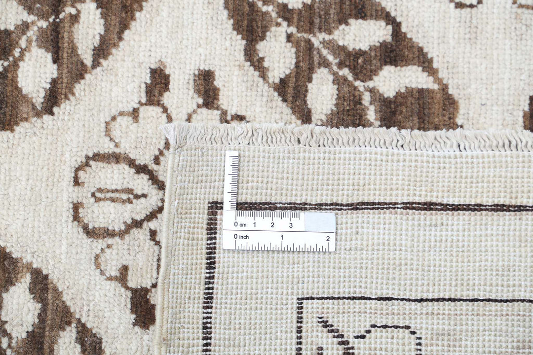 Hand Knotted Serenity Wool Rug 3' 9" x 16' 2" - No. AT54613