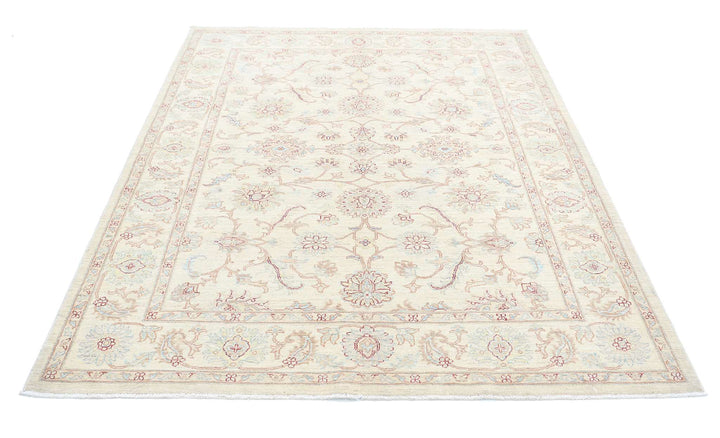 Hand Knotted Serenity Wool Rug 5' 7" x 7' 4" - No. AT70983