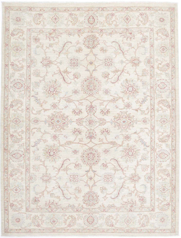 Hand Knotted Serenity Wool Rug 5' 7" x 7' 4" - No. AT70983