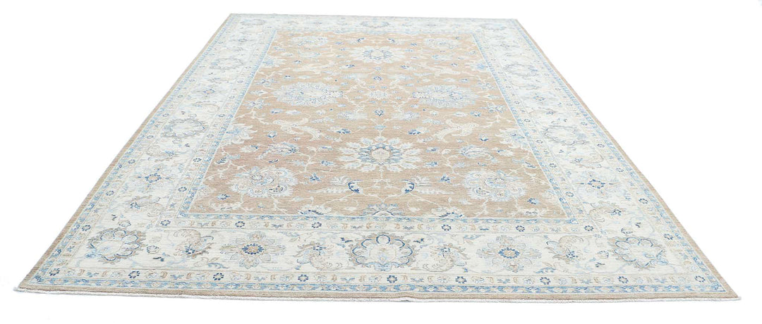 Hand Knotted Serenity Wool Rug 8' 8" x 12' 9" - No. AT87340