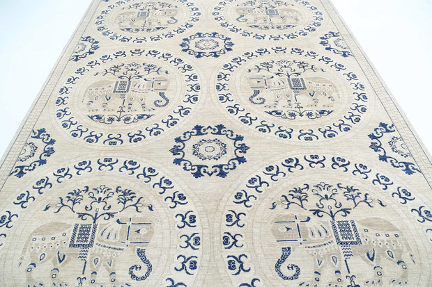 Hand Knotted Serenity Wool Rug 8' 2" x 11' 4" - No. AT46986