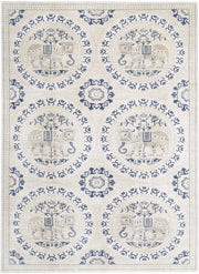 Hand Knotted Serenity Wool Rug 8' 2" x 11' 4" - No. AT46986