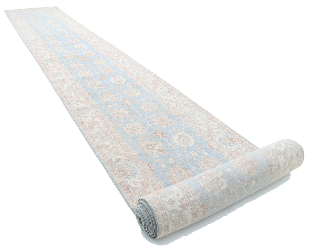 Hand Knotted Serenity Wool Rug 4' 1" x 43' 4" - No. AT63806