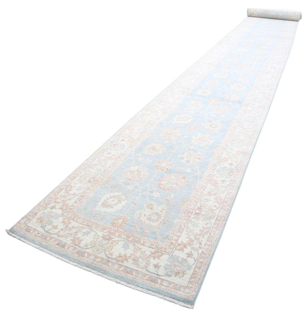 Hand Knotted Serenity Wool Rug 4' 1" x 43' 4" - No. AT63806
