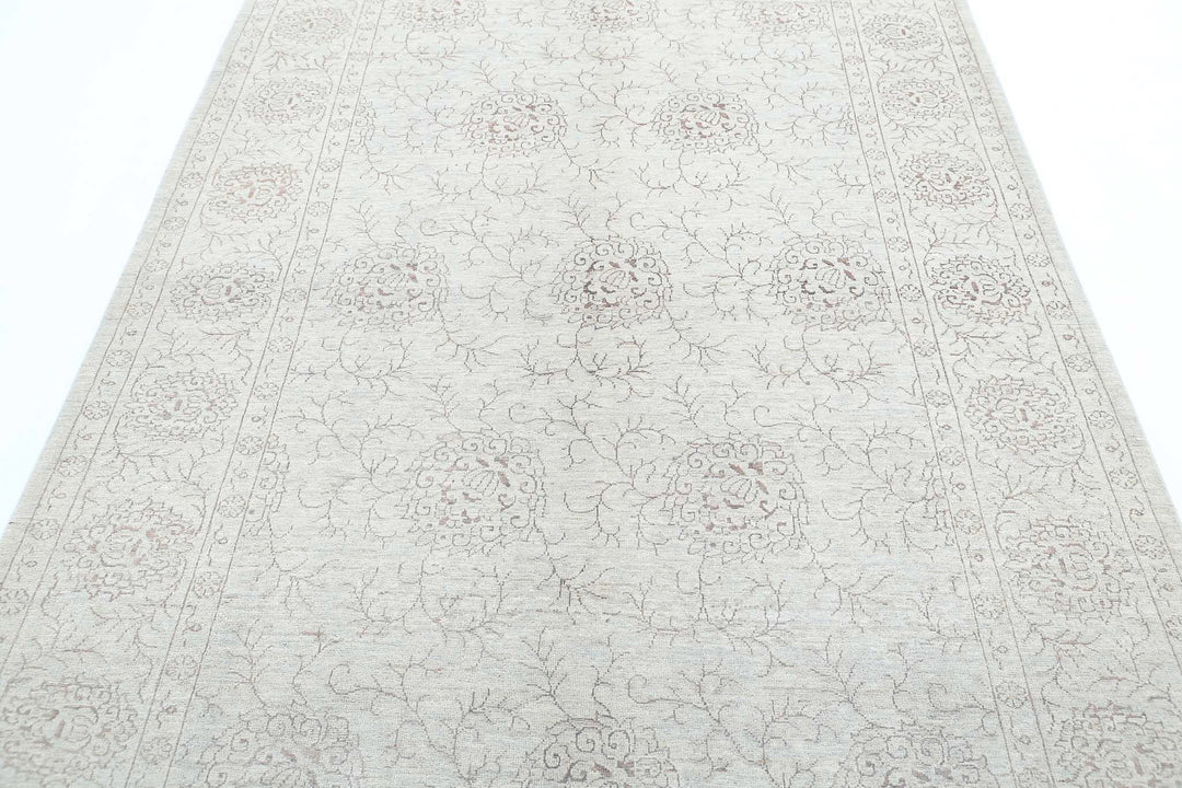 Hand Knotted Serenity Wool Rug 5' 4" x 8' 2" - No. AT89952
