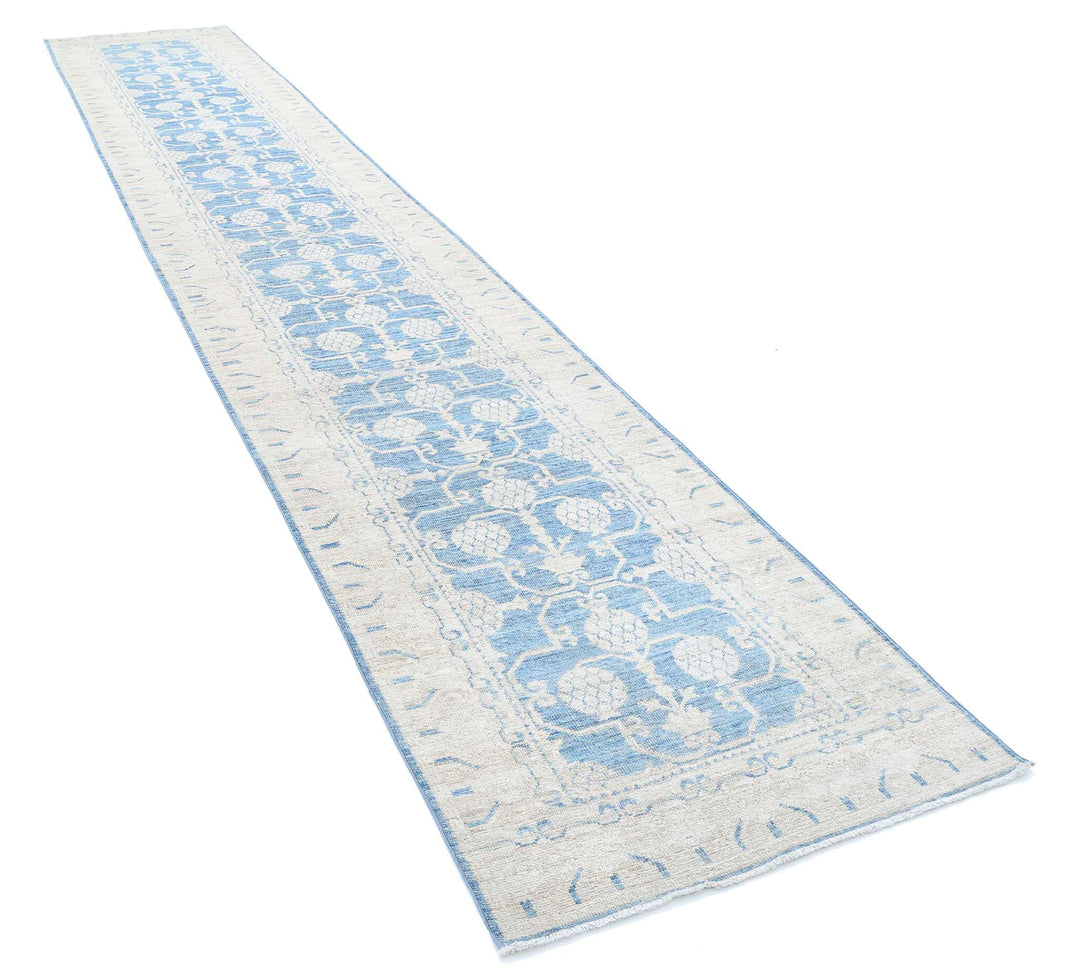 Hand Knotted Serenity Wool Rug 3' 0" x 17' 4" - No. AT28900