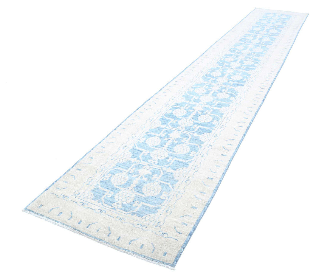 Hand Knotted Serenity Wool Rug 3' 0" x 17' 4" - No. AT28900