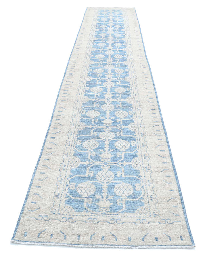 Hand Knotted Serenity Wool Rug 3' 0" x 17' 4" - No. AT28900