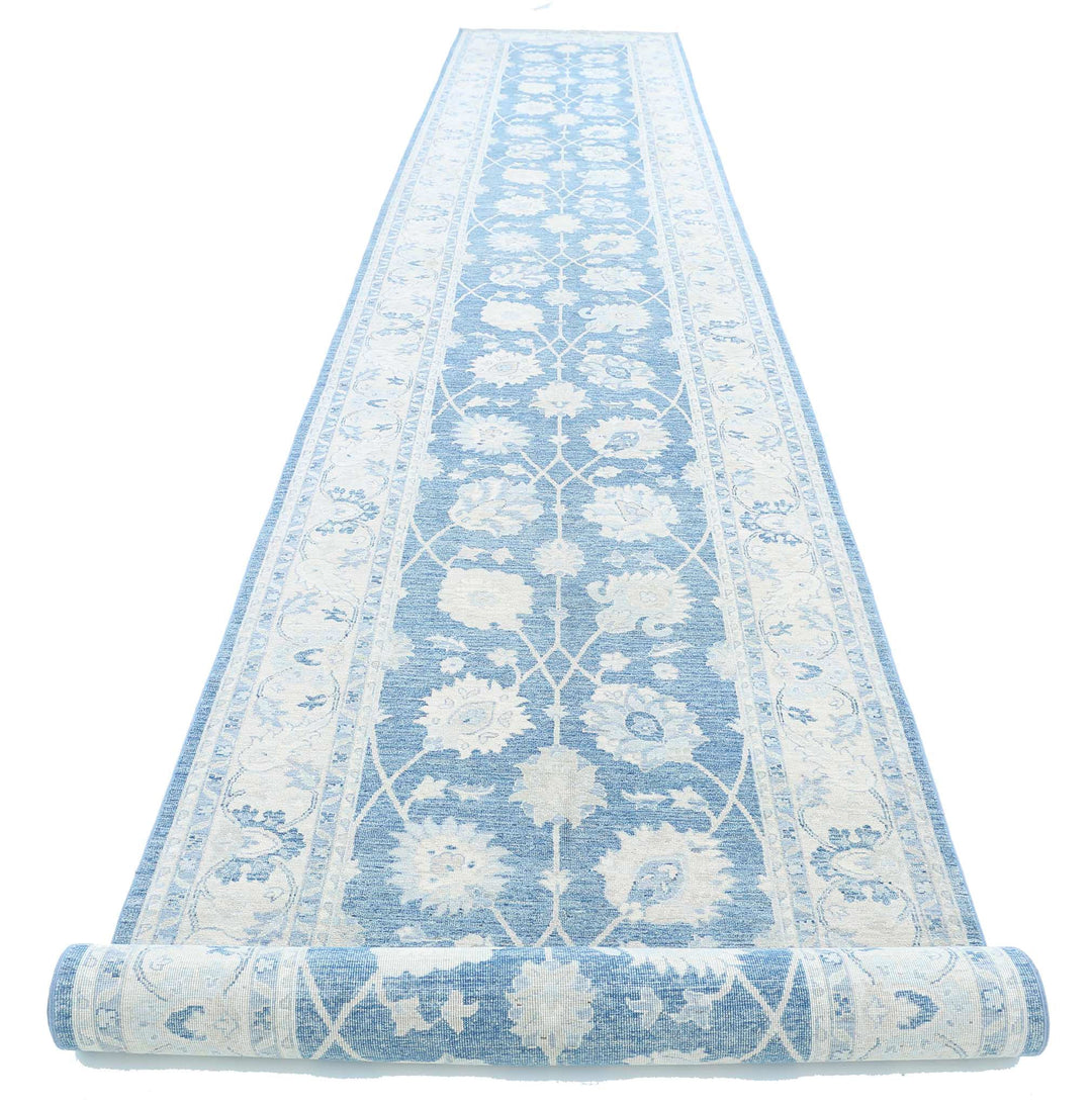 Hand Knotted Serenity Wool Rug 4' 0" x 25' 7" - No. AT66261