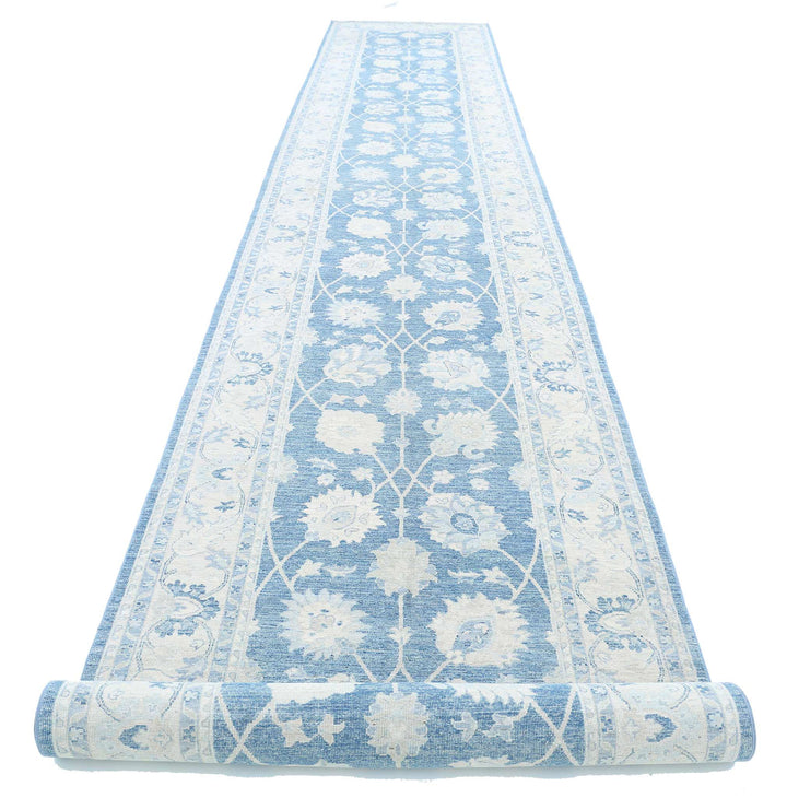 Hand Knotted Serenity Wool Rug 4' 0" x 25' 7" - No. AT66261