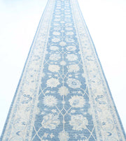 Hand Knotted Serenity Wool Rug 4' 0" x 25' 7" - No. AT66261