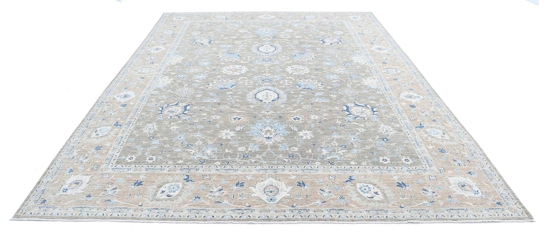 Hand Knotted Serenity Wool Rug 8' 9" x 11' 11" - No. AT35737