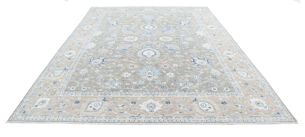 Hand Knotted Serenity Wool Rug 8' 9" x 11' 11" - No. AT35737