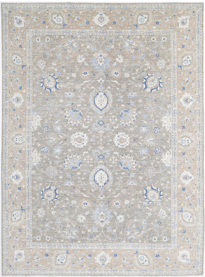 Hand Knotted Serenity Wool Rug 8' 9" x 11' 11" - No. AT35737