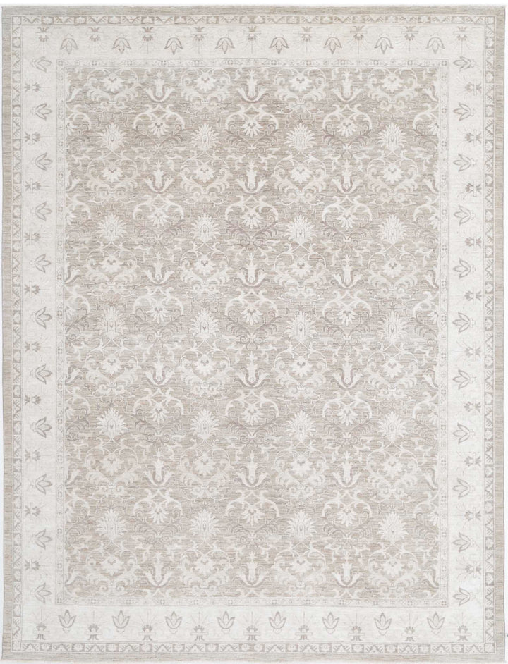 Hand Knotted Serenity Wool Rug 8' 9" x 11' 8" - No. AT37168