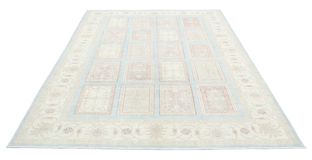 Hand Knotted Serenity Wool Rug 6' 8" x 9' 8" - No. AT22549