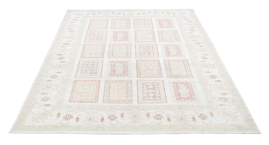 Hand Knotted Serenity Wool Rug 5' 6" x 7' 11" - No. AT31279