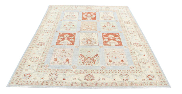 Hand Knotted Serenity Wool Rug 5' 7" x 8' 6" - No. AT54649