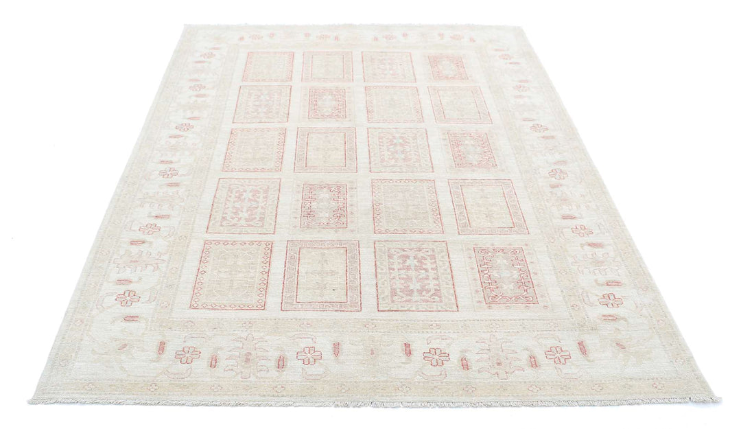 Hand Knotted Serenity Wool Rug 5' 6" x 7' 1" - No. AT92317