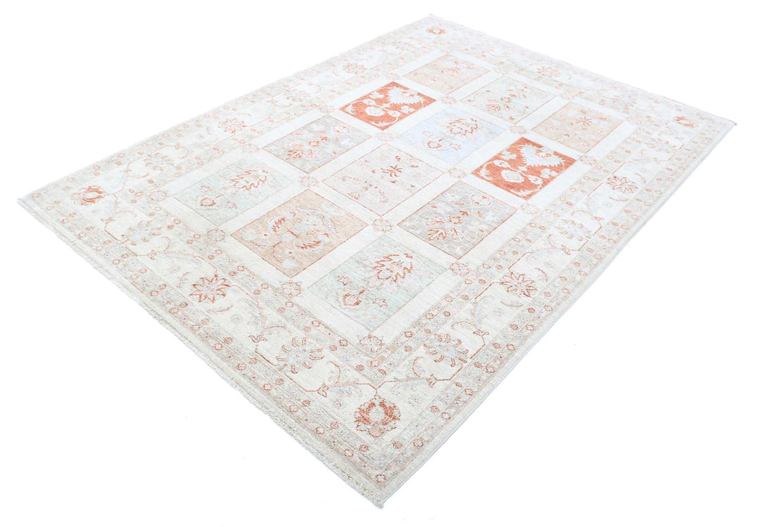 Hand Knotted Serenity Wool Rug 5' 6" x 7' 7" - No. AT32686