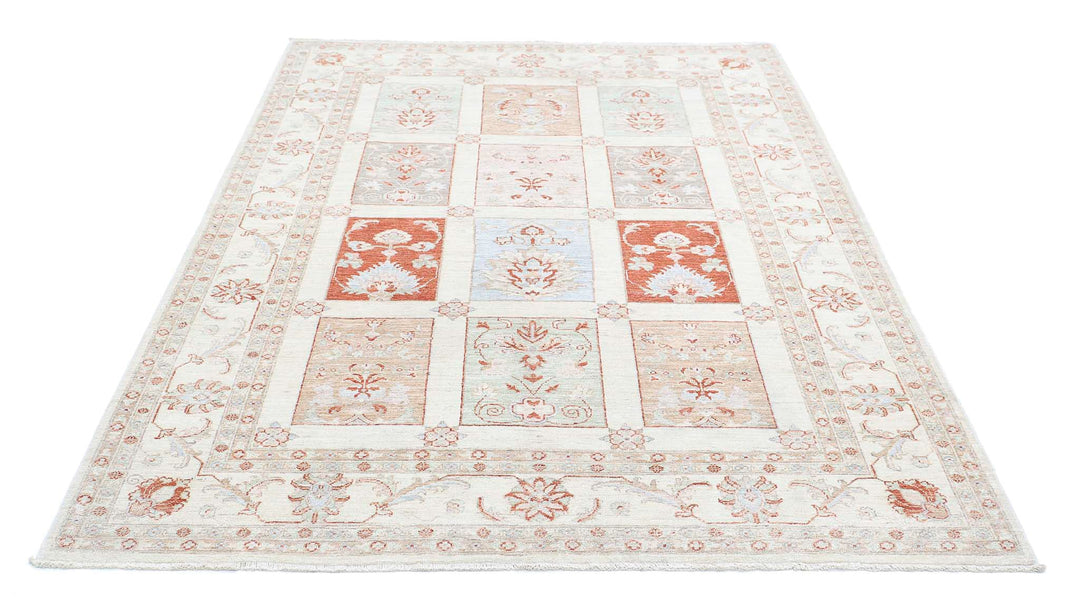 Hand Knotted Serenity Wool Rug 5' 6" x 7' 7" - No. AT32686