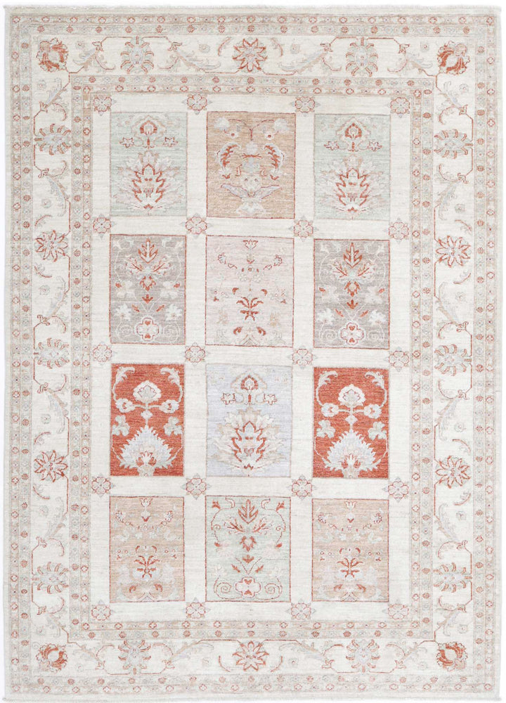Hand Knotted Serenity Wool Rug 5' 6" x 7' 7" - No. AT32686