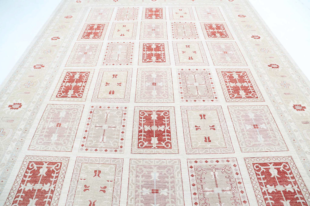 Hand Knotted Serenity Wool Rug 9' 7" x 12' 6" - No. AT88592