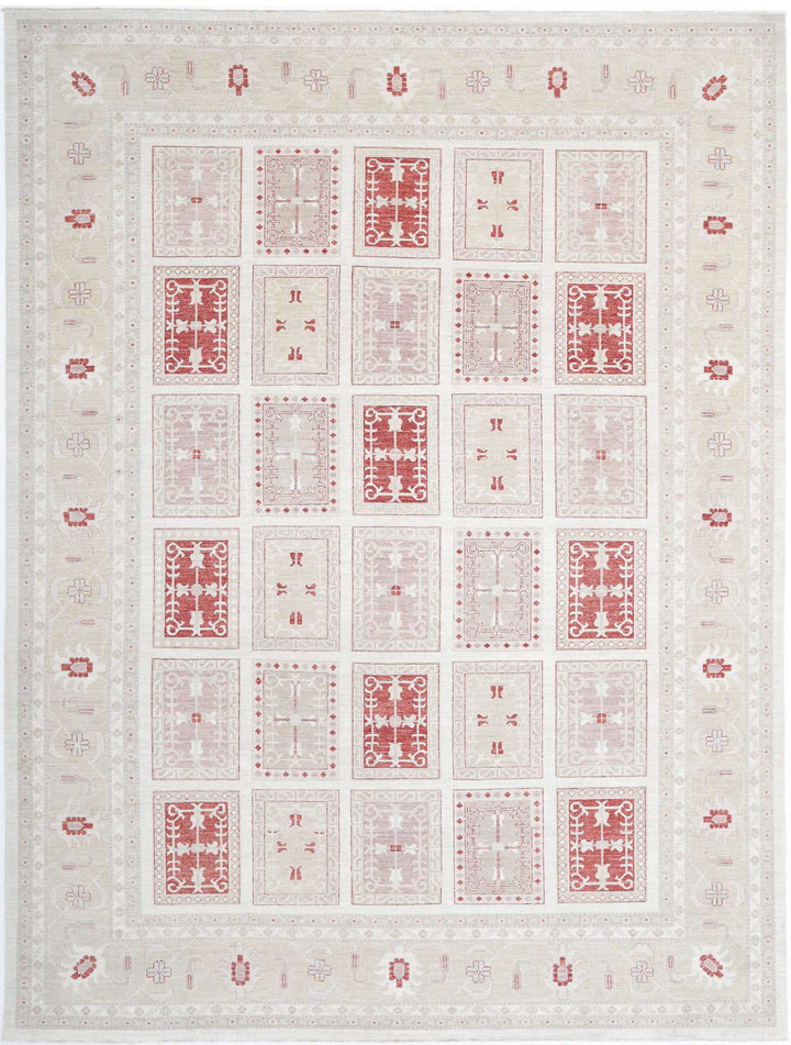 Hand Knotted Serenity Wool Rug 9' 7" x 12' 6" - No. AT88592