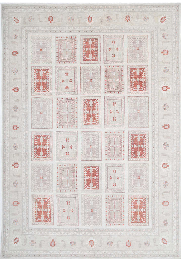 Hand Knotted Serenity Wool Rug 9' 8" x 13' 8" - No. AT45818