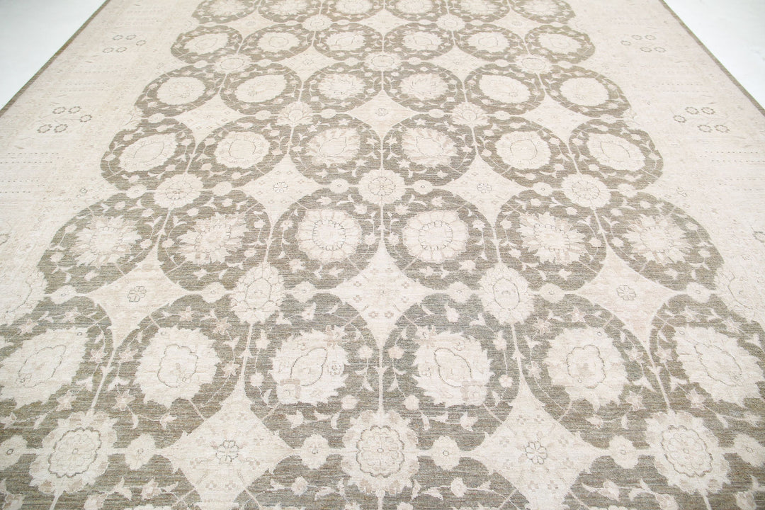 Hand Knotted Serenity Wool Rug 12' 3" x 17' 8" - No. AT84916