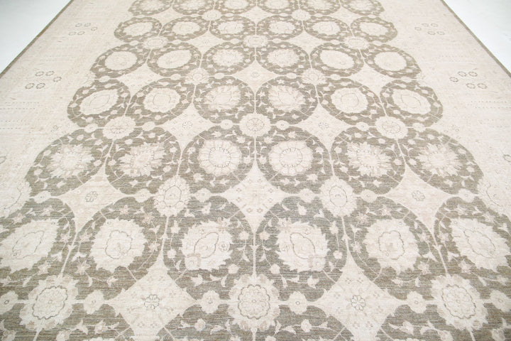 Hand Knotted Serenity Wool Rug 12' 3" x 17' 8" - No. AT84916