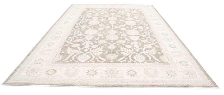 Hand Knotted Serenity Wool Rug 9' 7" x 13' 11" - No. AT55801