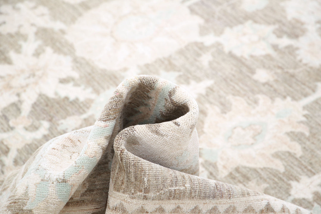 Hand Knotted Serenity Wool Rug 9' 7" x 13' 11" - No. AT55801