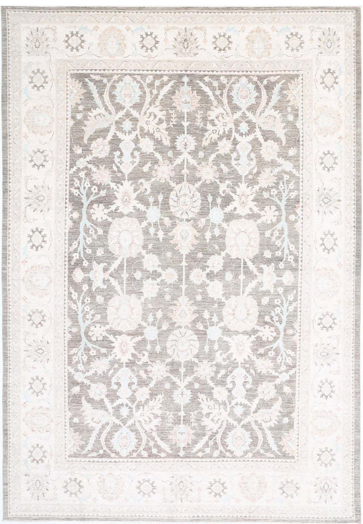 Hand Knotted Serenity Wool Rug 9' 7" x 13' 11" - No. AT55801