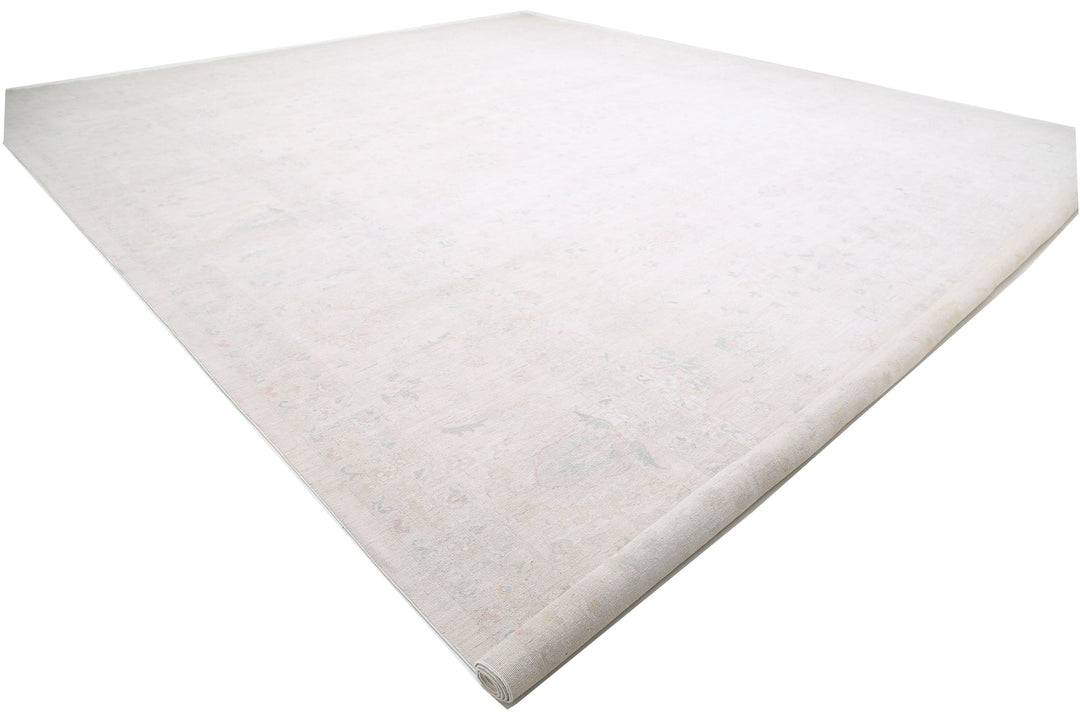 Hand Knotted Serenity Wool Rug 19' 4" x 25' 6" - No. AT92281