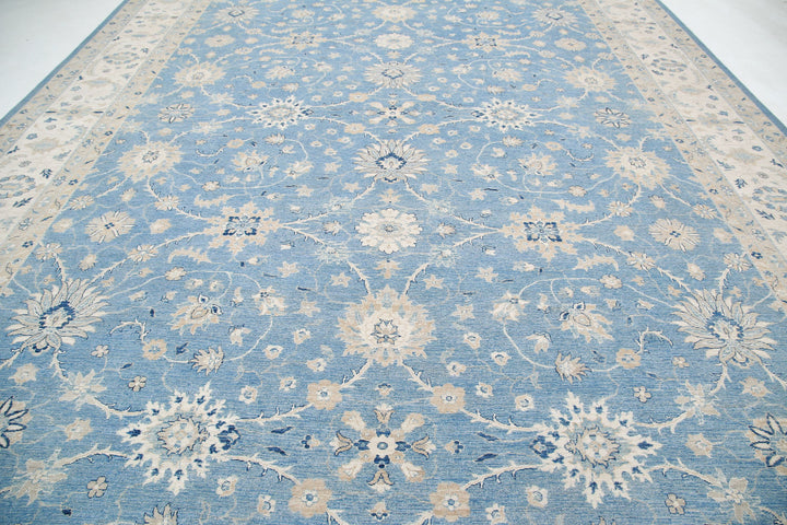 Hand Knotted Serenity Wool Rug 13' 3" x 21' 9" - No. AT59407