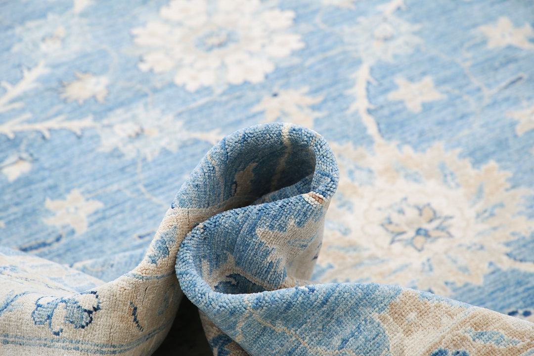 Hand Knotted Serenity Wool Rug 13' 3" x 21' 9" - No. AT59407