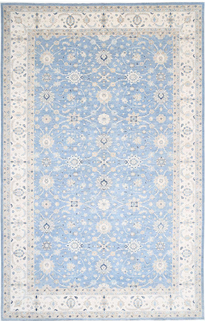 Hand Knotted Serenity Wool Rug 13' 3" x 21' 9" - No. AT59407