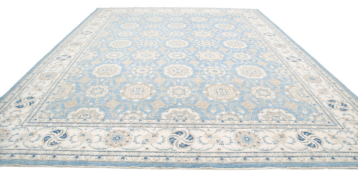 Hand Knotted Serenity Wool Rug 13' 2" x 16' 10" - No. AT15201