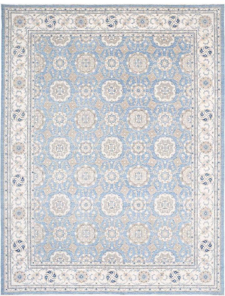 Hand Knotted Serenity Wool Rug 13' 2" x 16' 10" - No. AT15201