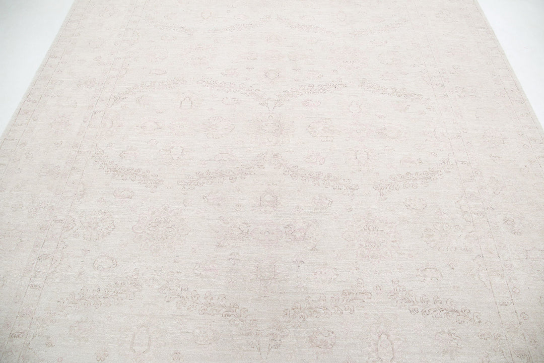 Hand Knotted Serenity Wool Rug 8' 1" x 9' 5" - No. AT36745