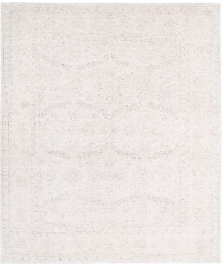 Hand Knotted Serenity Wool Rug 8' 1" x 9' 5" - No. AT36745