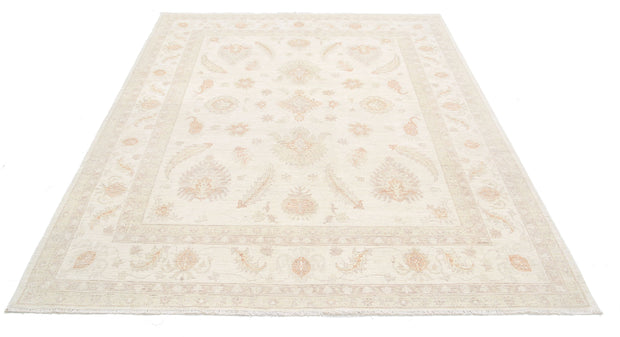 Hand Knotted Serenity Wool Rug 6' 6" x 7' 9" - No. AT94142