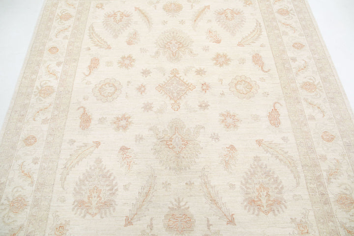 Hand Knotted Serenity Wool Rug 6' 6" x 7' 9" - No. AT94142